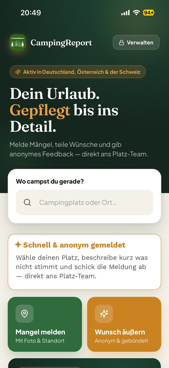 CampingReport App